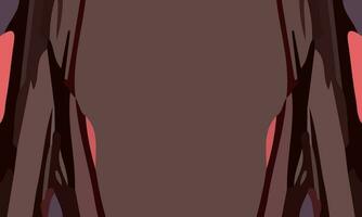 Aesthetic abstract art with a combination of shapes and red colors. Suitable for background and poster vector