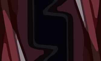Aesthetic abstract art with a combination of shapes and red colors. Suitable for background and poster vector