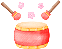 Chinese New Year Drum png