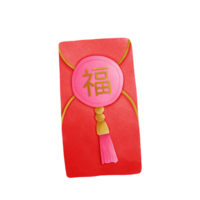 mano dibujado rojo sobres para chino nuevo año, chino nuevo año dibujos animados elementos png