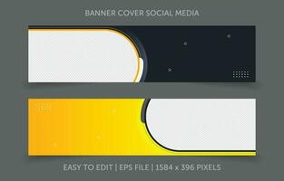 Cover banner promotion abstract background for social media website vector