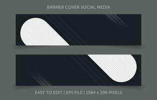 Cover banner promotion abstract background for social media website vector