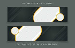 Cover banner promotion abstract background for social media website vector