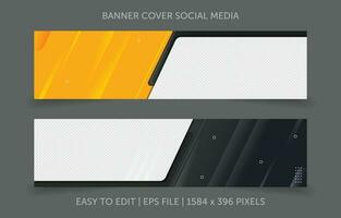 Cover banner promotion abstract background for social media website vector