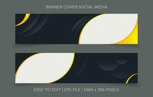 Cover banner promotion abstract background for social media website vector