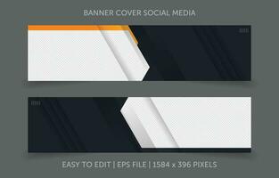 Cover banner promotion abstract background for social media website vector