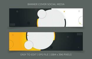 Cover banner promotion abstract background for social media website vector