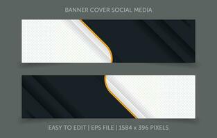 Cover banner promotion abstract background for social media website vector