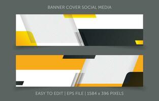 Cover banner promotion abstract background for social media website vector