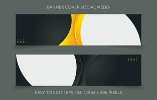 Cover banner promotion abstract background for social media website vector