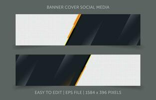 Cover banner promotion abstract background for social media website vector