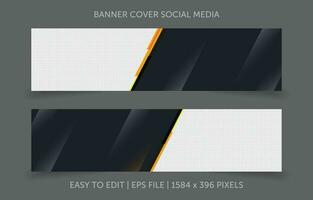 Cover banner promotion abstract background for social media website vector