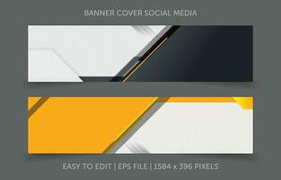 Cover banner promotion abstract background for social media website vector