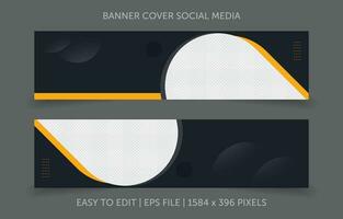 Cover banner promotion abstract background for social media website vector