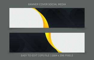 Cover banner promotion abstract background for social media website vector