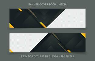 Cover banner promotion abstract background for social media website vector