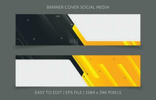 Cover banner promotion abstract background for social media website vector