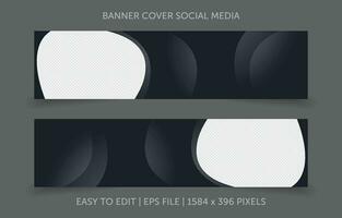 Cover banner promotion abstract background for social media website vector