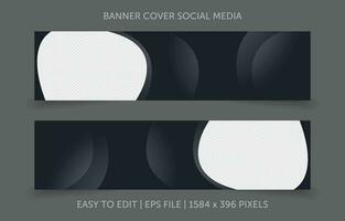 Cover banner promotion abstract background for social media website vector