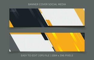 Cover banner promotion abstract background for social media website vector