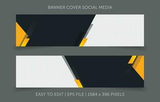 Cover banner promotion abstract background for social media website vector