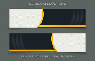 Cover banner promotion abstract background for social media website vector