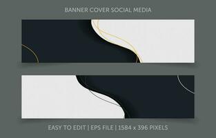 Cover banner promotion abstract background for social media website vector