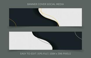 Cover banner promotion abstract background for social media website vector