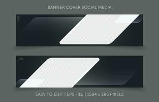 Cover banner promotion abstract background for social media website vector