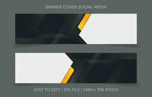 Cover banner promotion abstract background for social media website vector