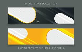 Cover banner promotion abstract background for social media website vector