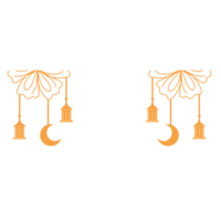 Gold Ramadan Hanging Decorations png