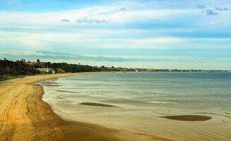 australian coast in evening photo