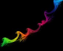 Abstract smoke closeup photo