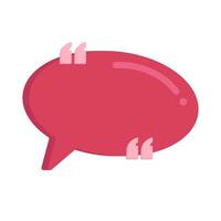 quotes speech bubble communication illustration vector