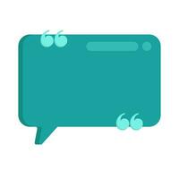 quotes speech bubble communication illustration vector