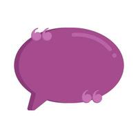 quotes speech bubble communication illustration vector