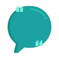 quotes speech bubble illustration vector