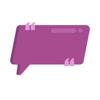 quotes speech bubble communication illustration vector