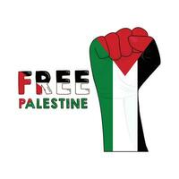 mano gesto Palestina ilustración vector