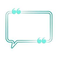 quotes speech bubble illustration vector