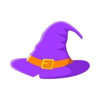 spooky hat witch illustration vector