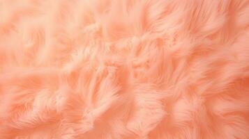 AI generated Soft Peach Fuzz Texture in Warm Cozy Abstract Ambiance. photo