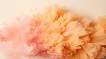 AI generated Ethereal Peach Fuzz Textures in Soft, Whimsical Abstract. photo