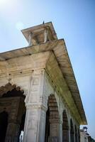 Architectural details of Lal Qila - Red Fort situated in Old Delhi, India, View inside Delhi Red Fort the famous Indian landmarks photo