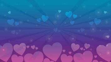 Happy Valentines Day Background Design Template vector