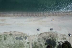 el sargento beach la ventana baja california sur mexico aerial view panorama photo