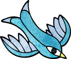 cartoon doodle swallow tattoo png