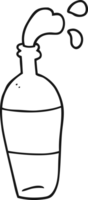 black and white cartoon oil png