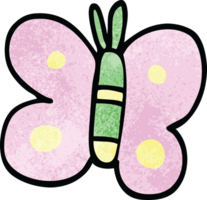 papillon de griffonnage de dessin animé png